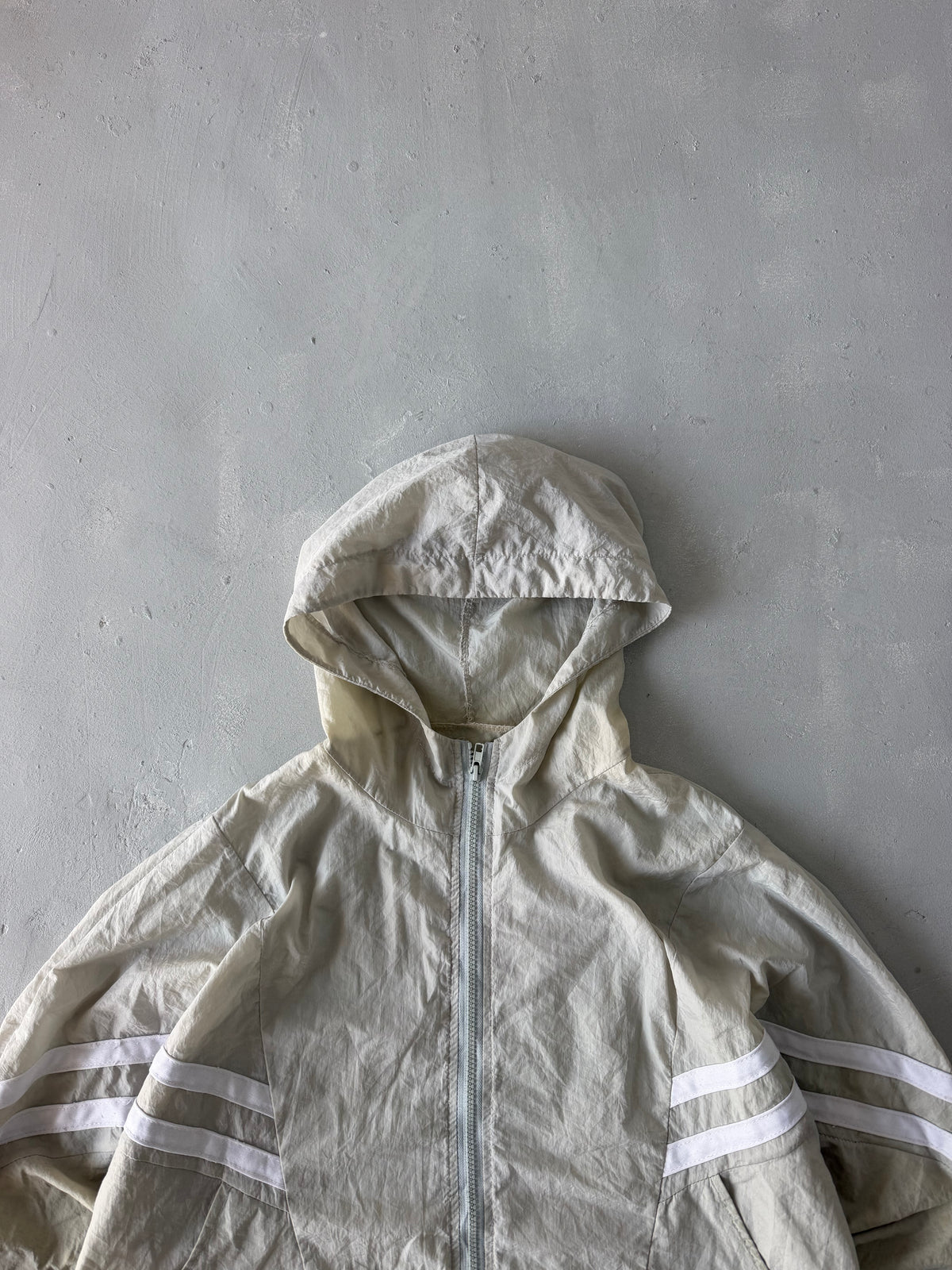 VINTAGE HOODED JACKET - M