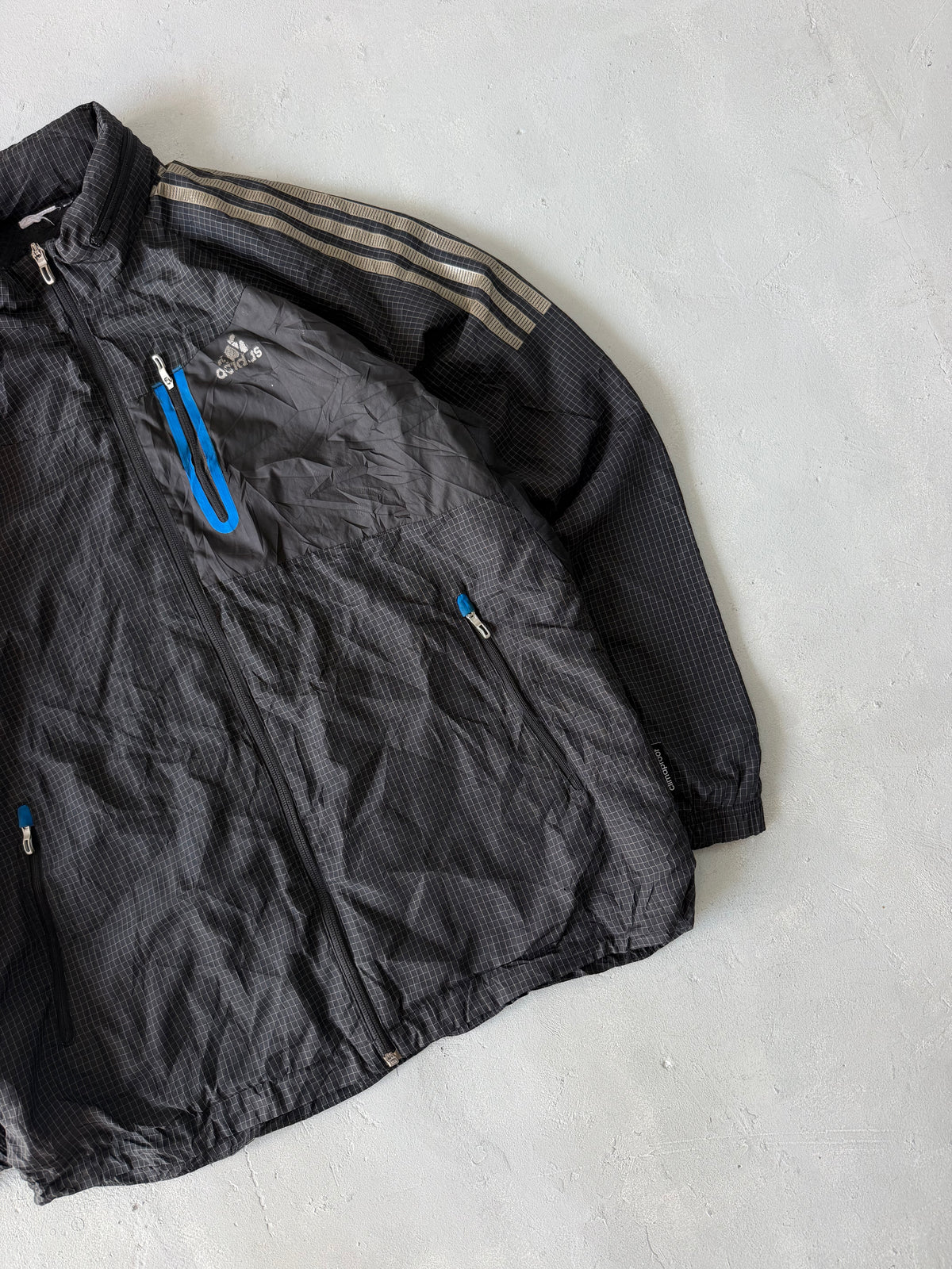 ADIDAS STRIPED JACKET - L