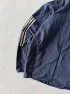 ADIDAS STRIPED HOODED JACKET -