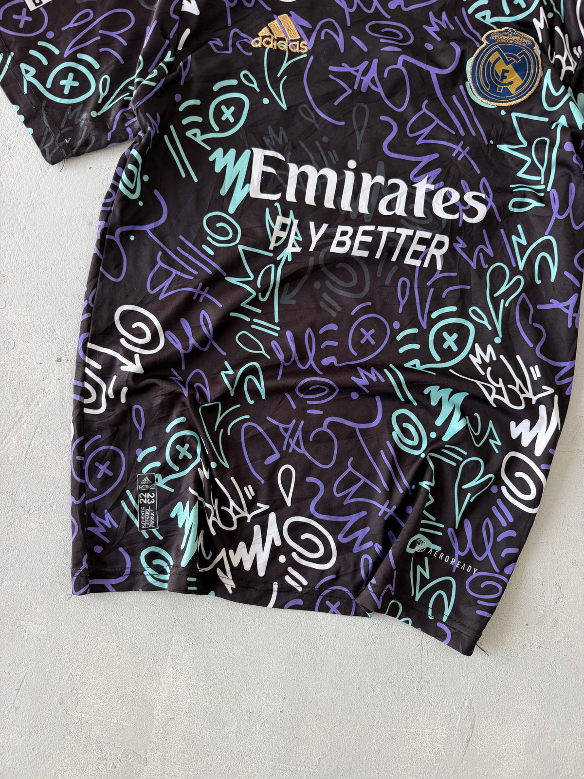 ADIDAS REAL MADRID JERSEY - XS