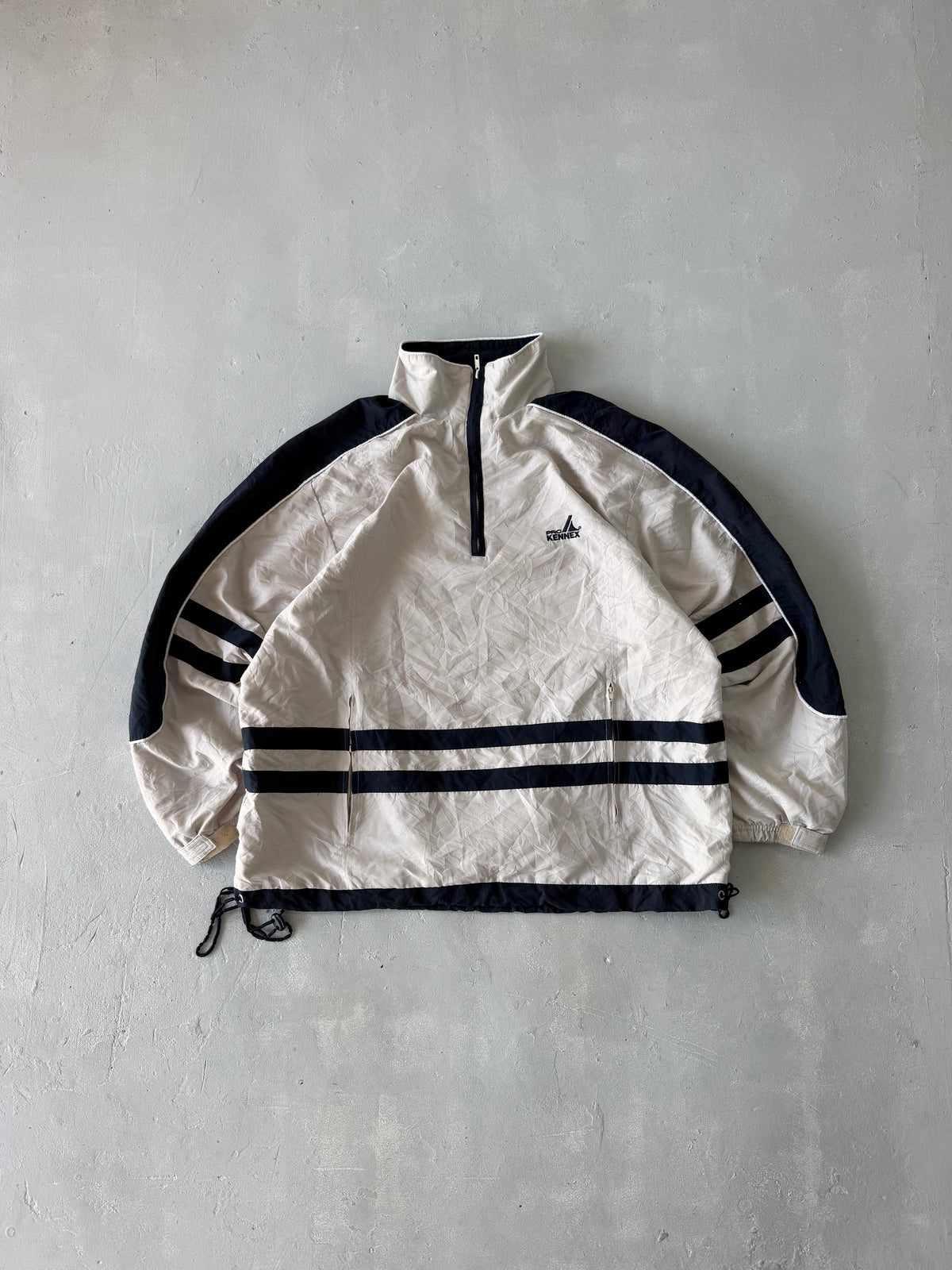 VINTAGE QUARTER ZIP JACKET - XL