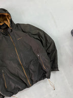 QUECHUA HOODED HIKING JACKET - XXL