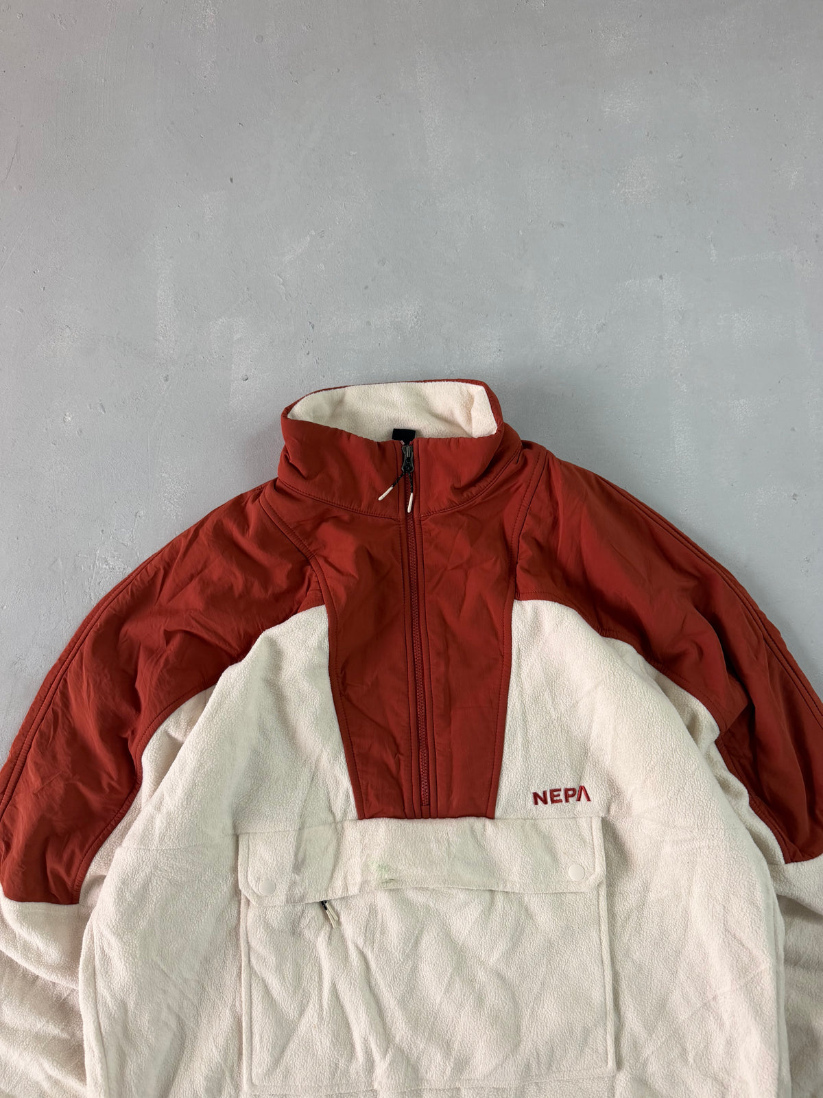 NEPA FLEECE 1/4 JACKET - M