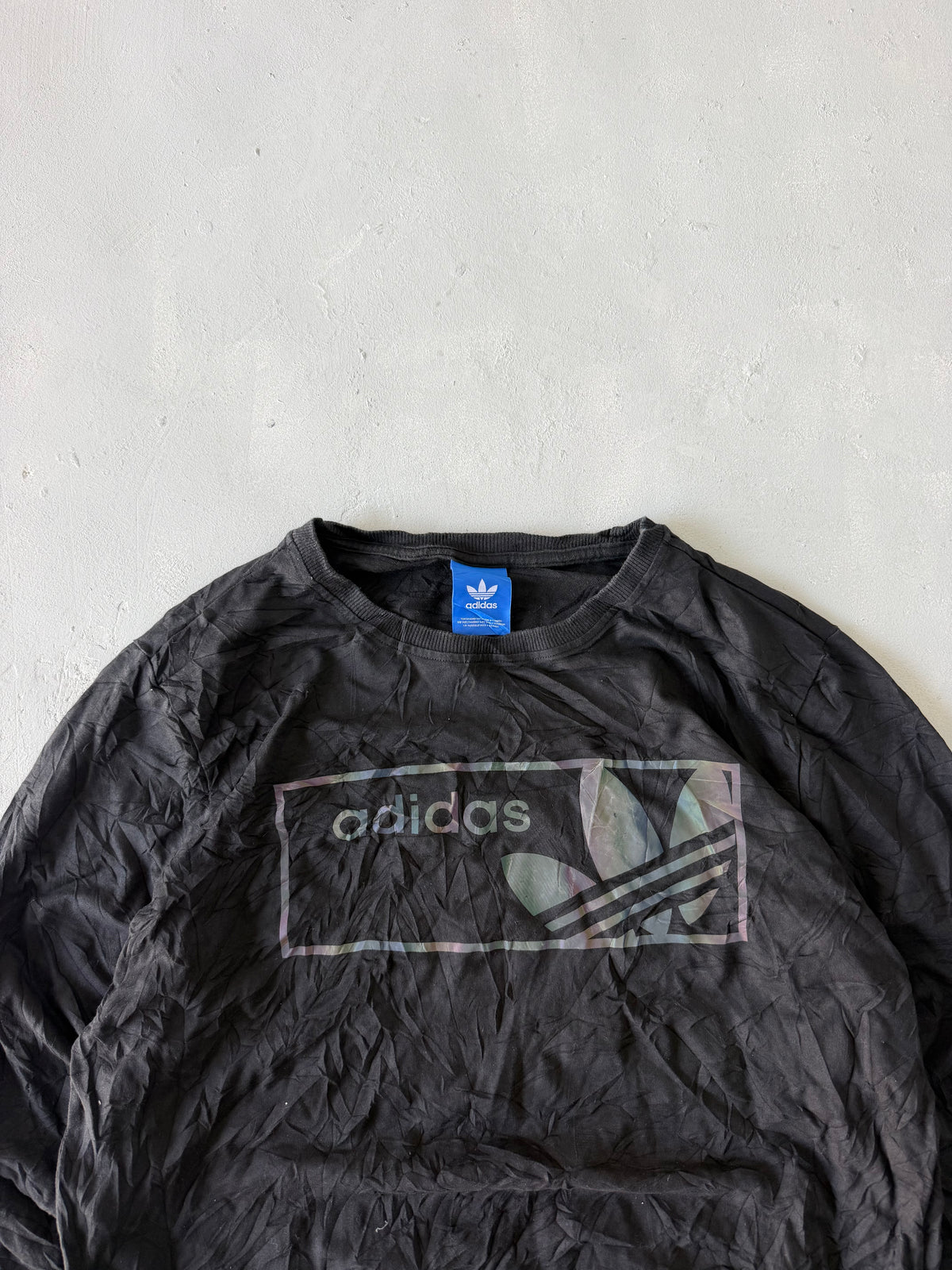 ADIDAS REFLECTIVE SWEATSHIRT - L