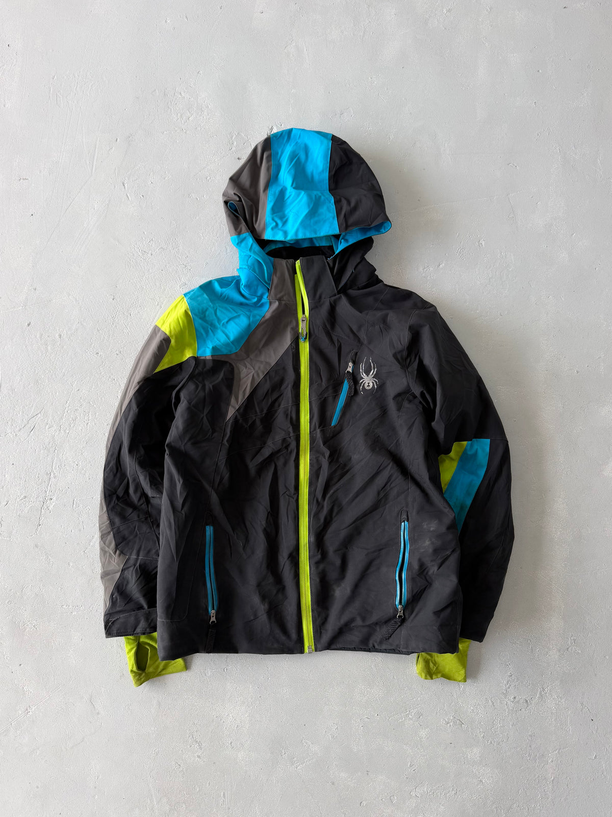 SPYDER HOODED SKI JACKET -