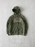 VINTAGE GAP ZIPPER HOODIE - M