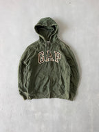 VINTAGE GAP ZIPPER HOODIE - M