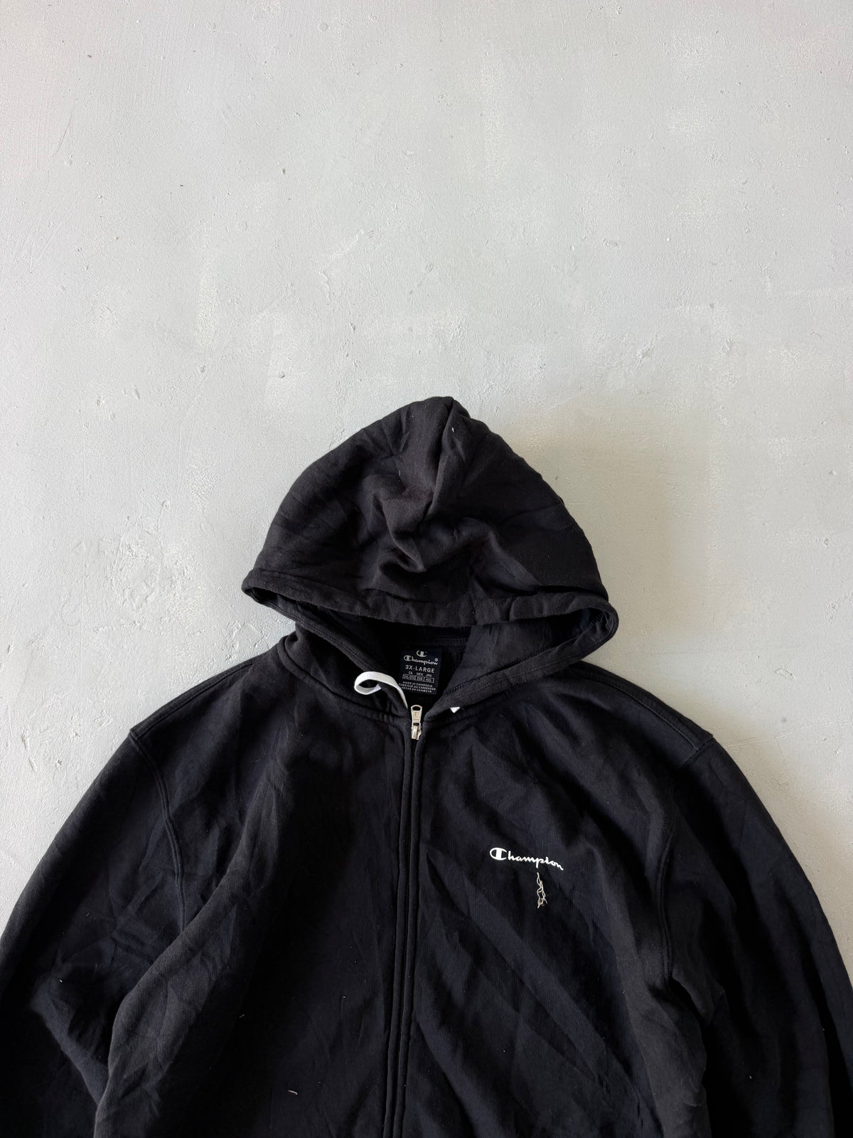 CHAMPION ZIPPER HOODIE - L