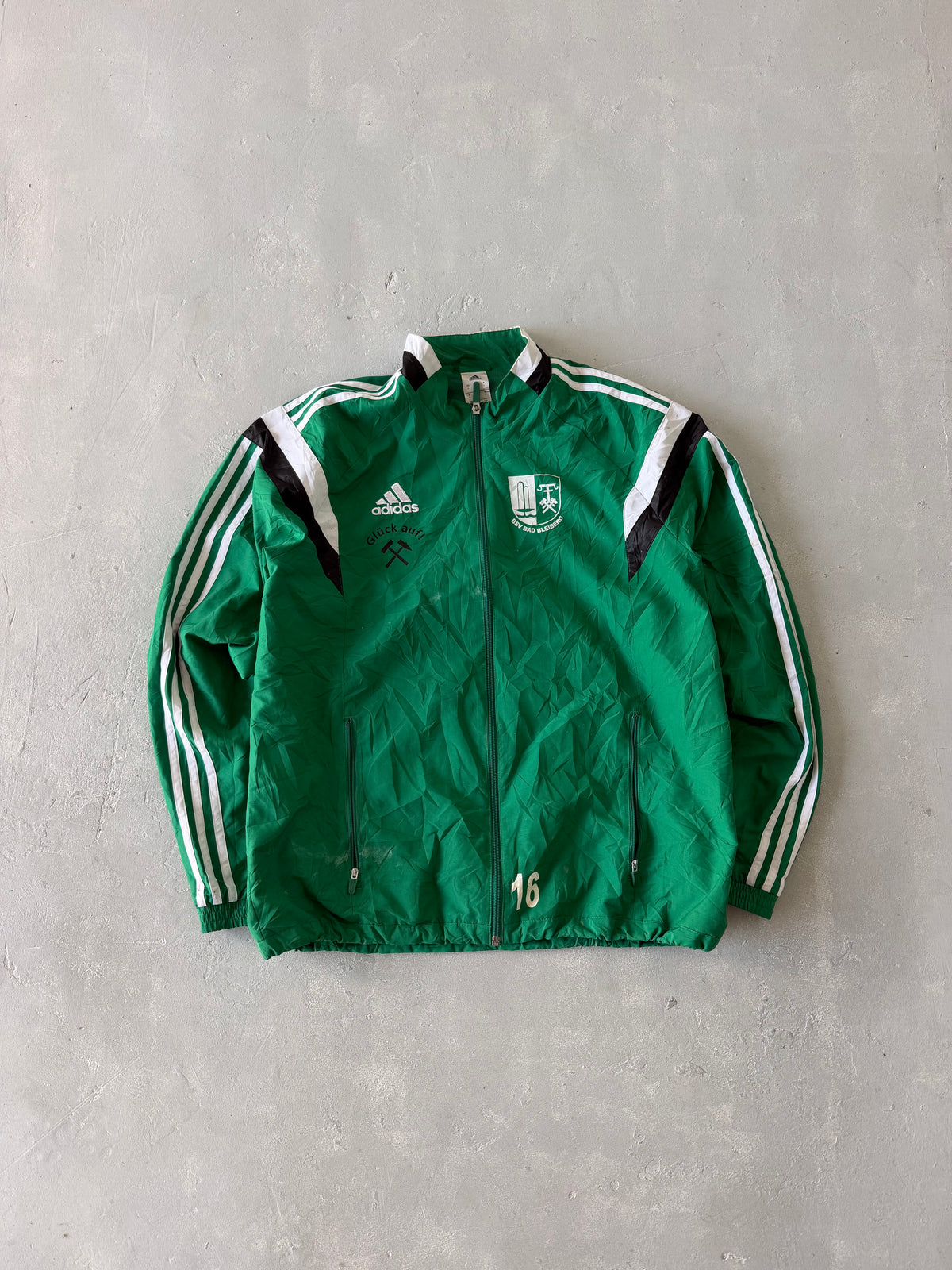 ADIDAS STRIPED JACKET - XL