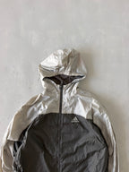 ADIDAS HOODED JACKET - M