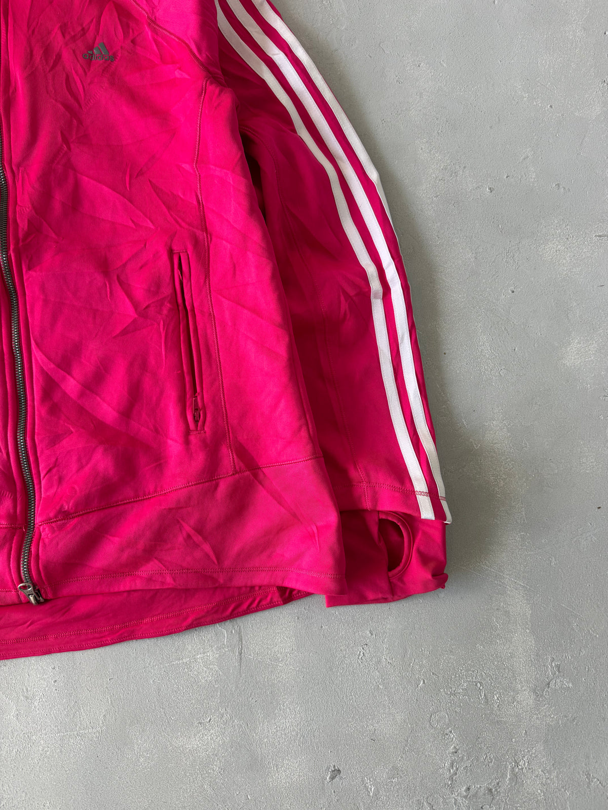 ADIDAS STRIPED JACKET - XS