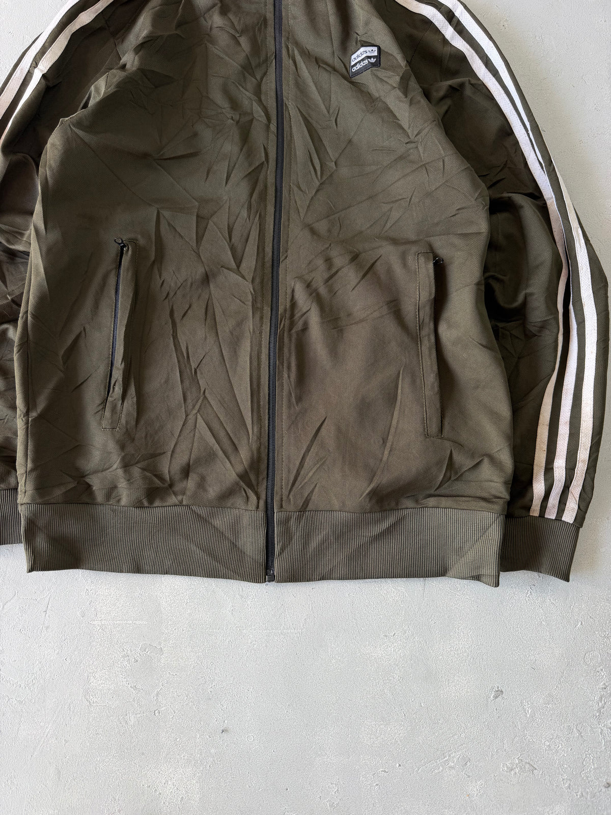 ADIDAS STRIPED JACKET - L
