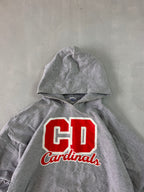 VINTAGE GILDAN CARDINALS HOODIE - XXL
