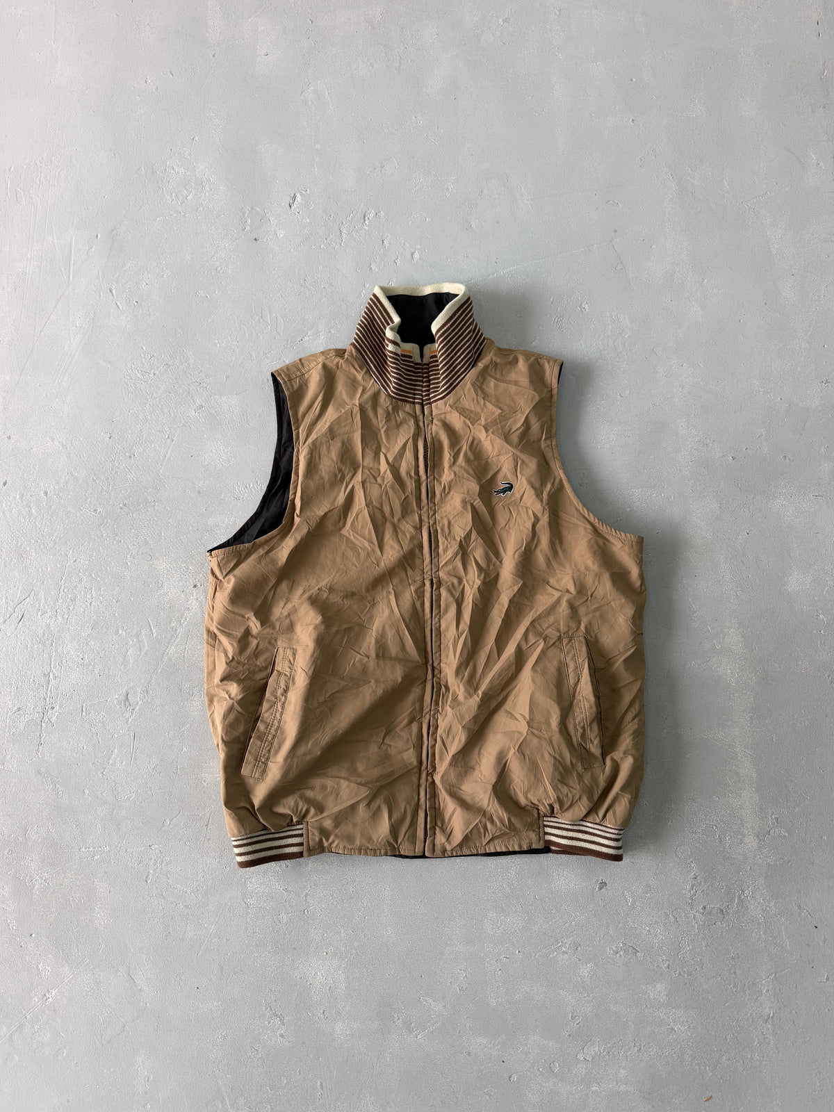 CROCODILE VEST JACKET - M