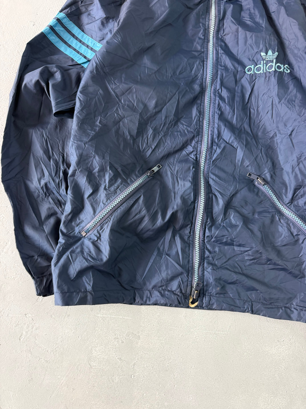 ADIDAS STRIPED JACKET - M