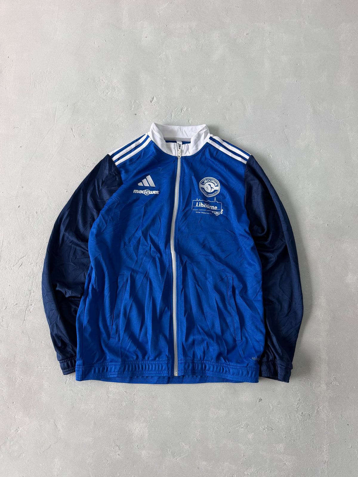 ADIDAS STRIPED JACKET - M