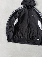 ADIDAS STRIPED JACKET - M