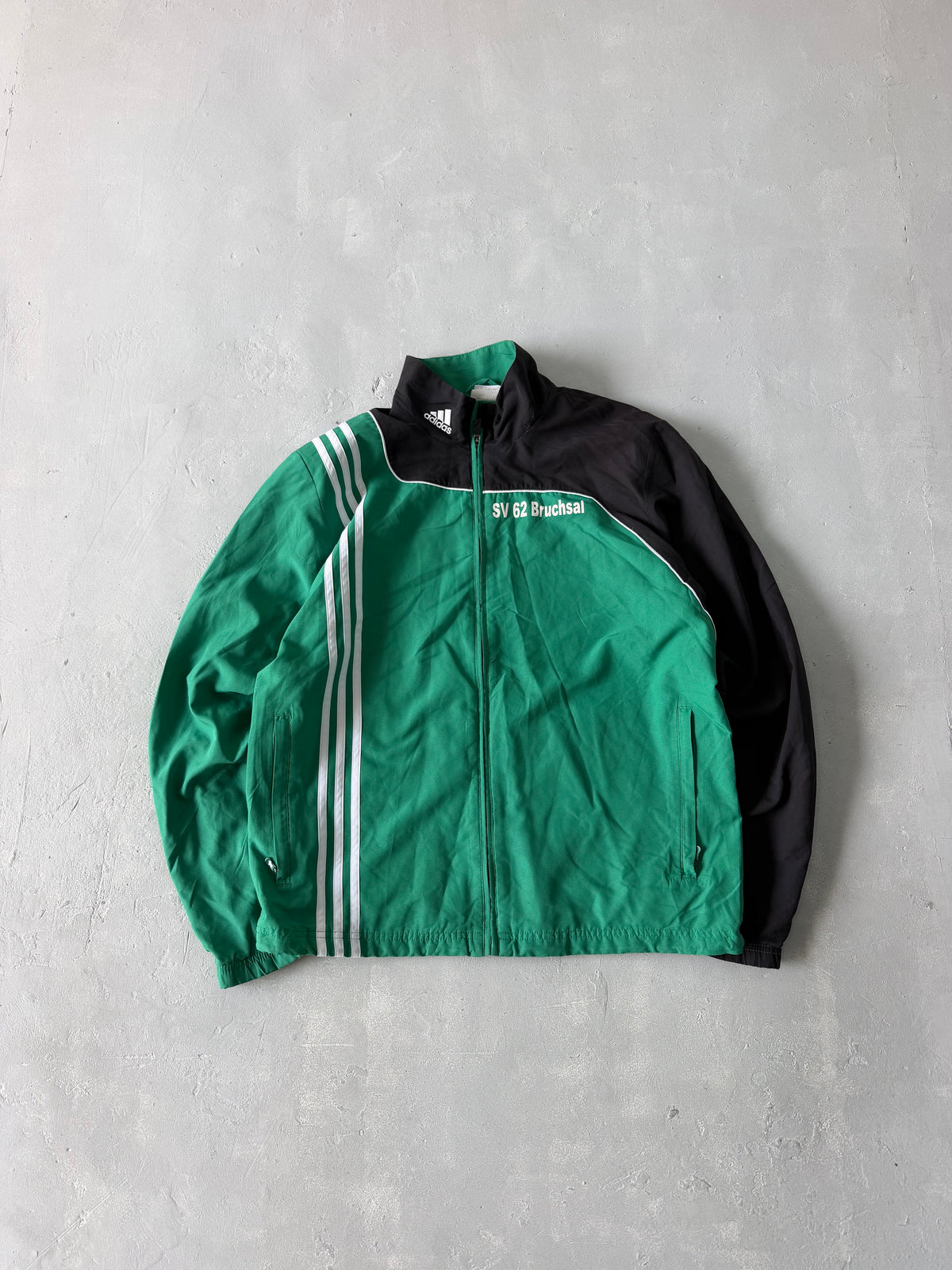 ADIDAS STRIPED JACKET - L