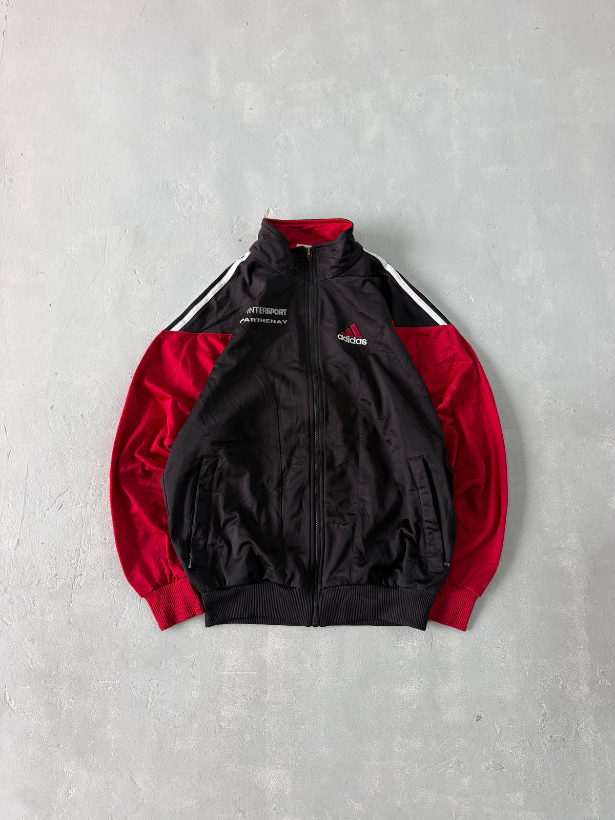 ADIDAS STRIPED JACKET - L