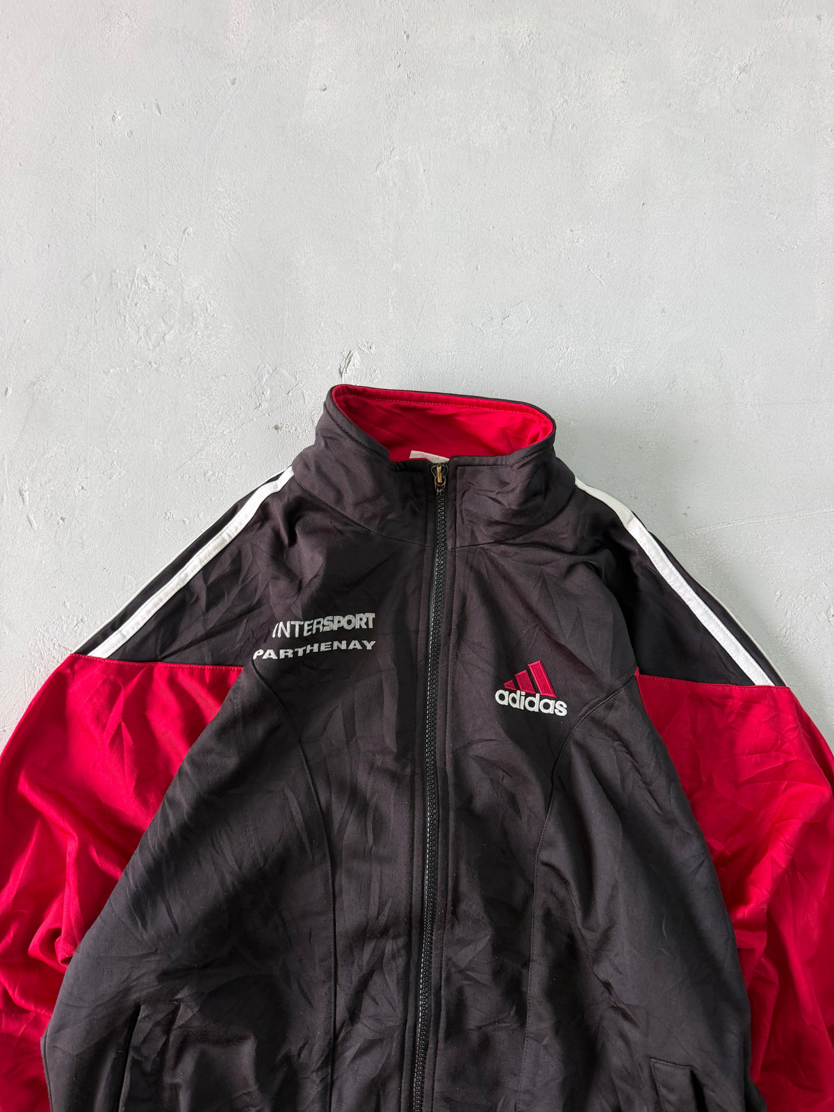 ADIDAS STRIPED JACKET - L