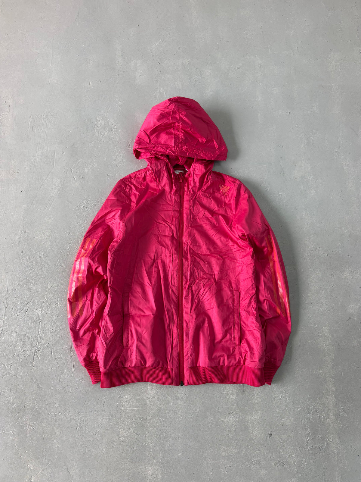 ADIDAS HOODED JACKET - XS