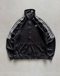 90S ADIDAS STRIPED JACKET - M
